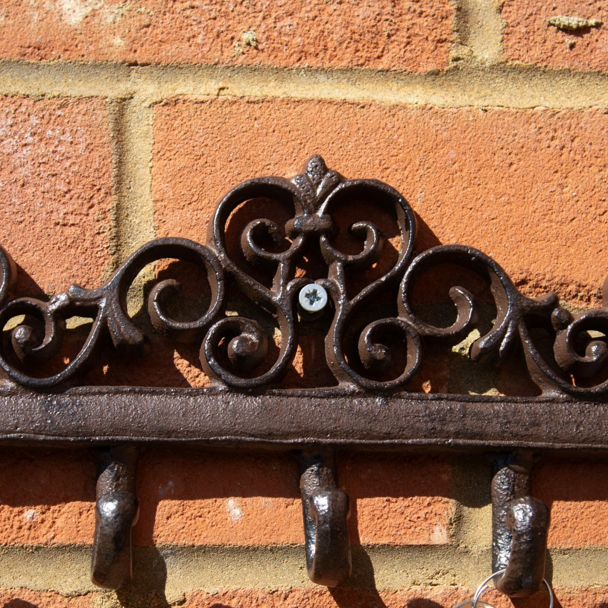 Lattice Cast Iron 5 Wall Hooks - Image 4